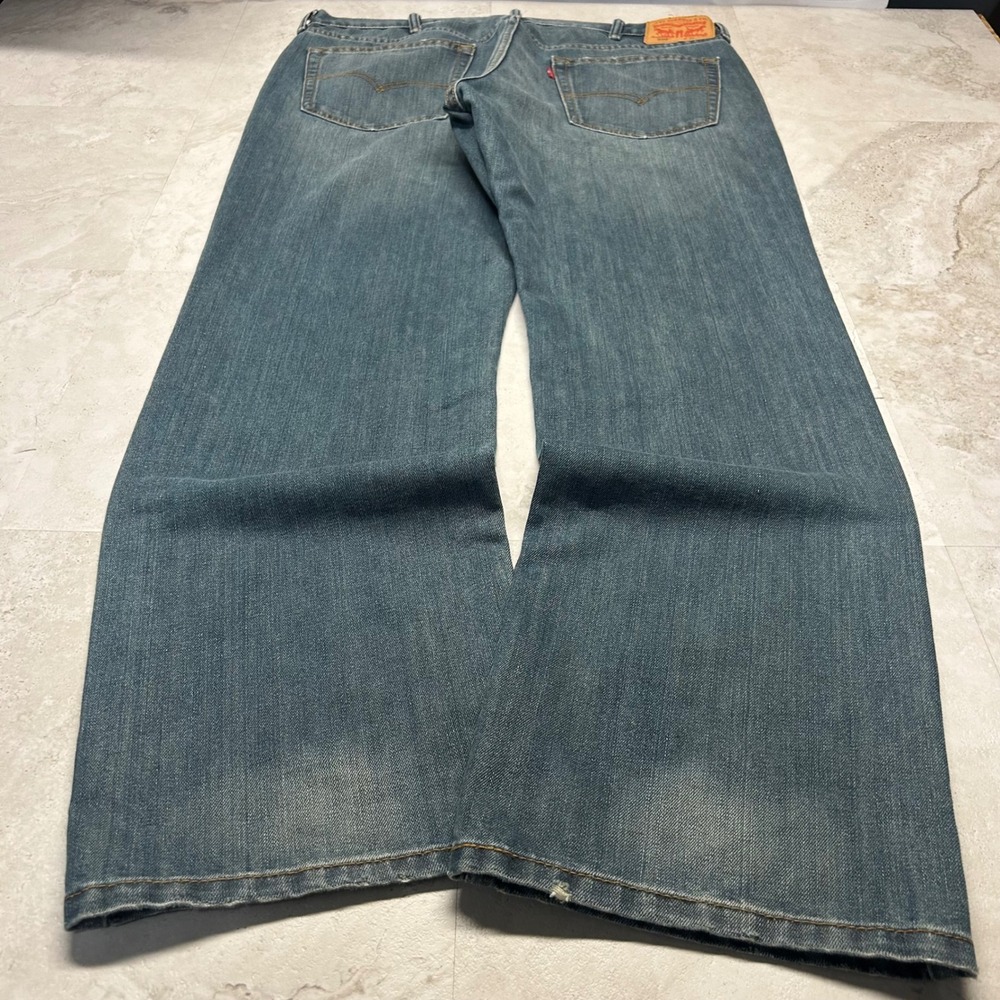 Levi's 559 Relaxed Straight Jeans Blue Mens 38x32 Medium Wash Denim Casual